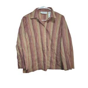 Liz Claiborne Women's Button Up Size XL